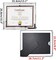 8.5 x 11 Certificate Document Frame Diploma Glass Picture Frames Only for Tabletop, Pack of 6